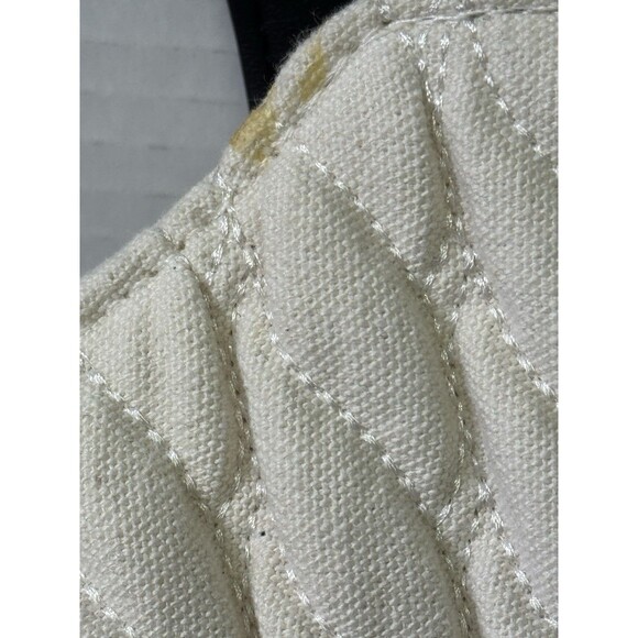 A New Day Quilted Shopper Tote Shoulder/Handbag/Purse w/Magnetic Closure Beige - Picture 9 of 14